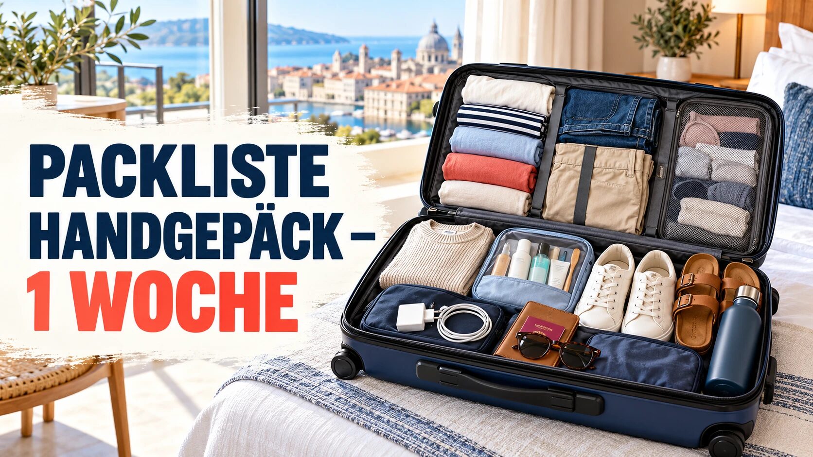 Packliste Handgepäck für eine Woche Pauschalurlaub