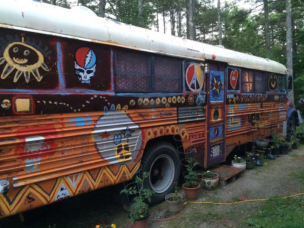 Unique Hippie Bus Air bnb