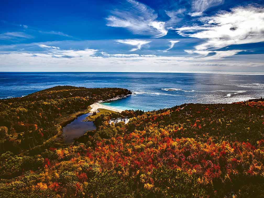 Bar Harbor in the Fall