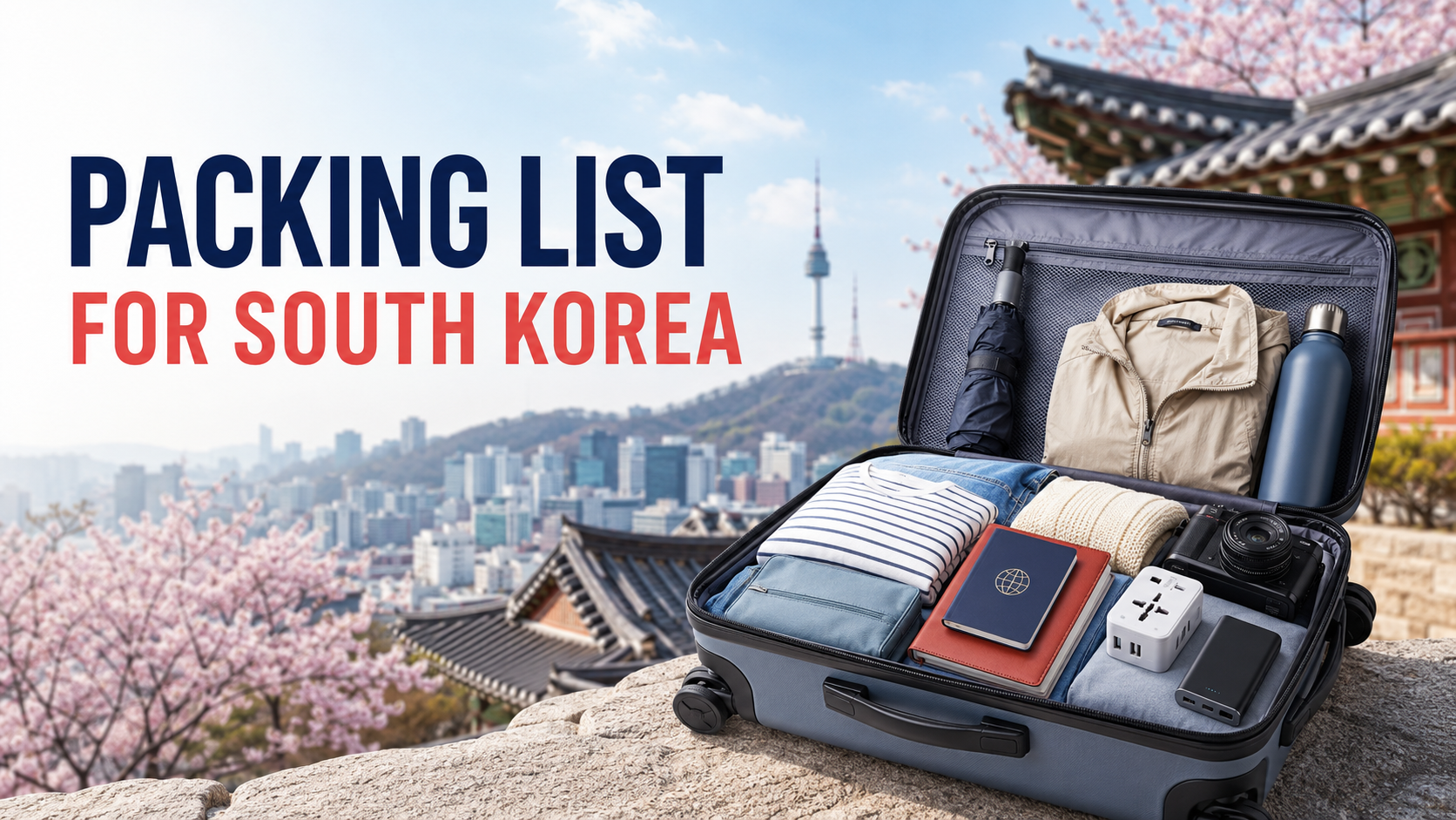 South Korea packing list essentials