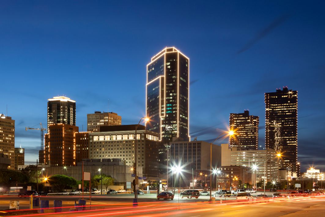 Fort Worth Texas Down Town City View