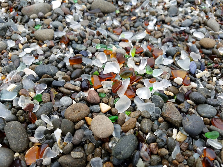 The Glass Beach - Unique Beach