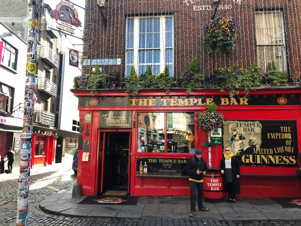 The Temple Bar in Dublin Ireland